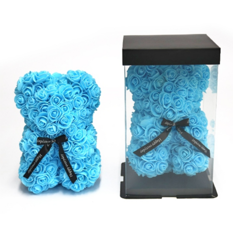 Oso Rosas Foam Celeste